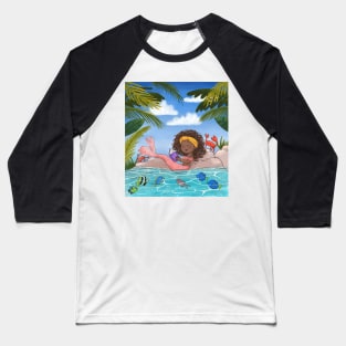 Caribbean mermaid Baseball T-Shirt